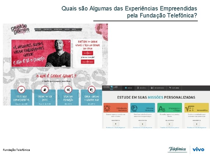 Quais são Algumas das Experiências Empreendidas pela Fundação Telefônica? Fundação Telefônica 