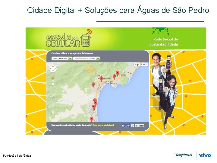 Cidade Digital + Soluções para Águas de São Pedro Fundação Telefônica 25 