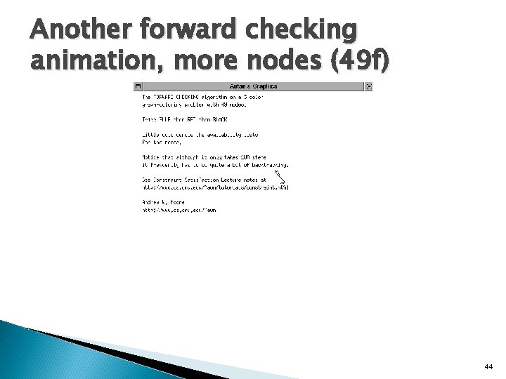 Another forward checking animation, more nodes (49 f) 44 