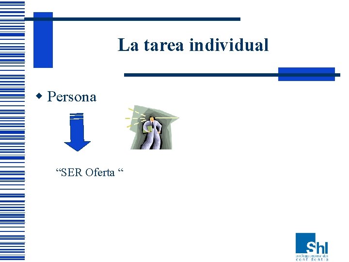 La tarea individual w Persona “SER Oferta “ La tarea individual w Persona “SER Oferta “