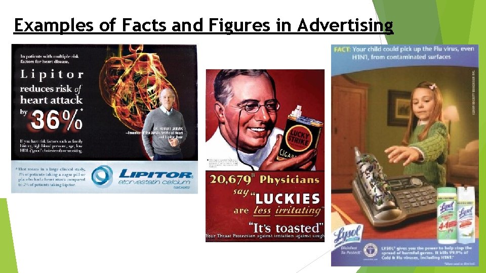 Examples of Facts and Figures in Advertising 