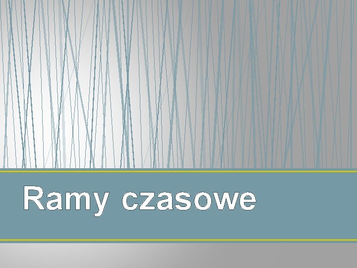 Ramy czasowe 