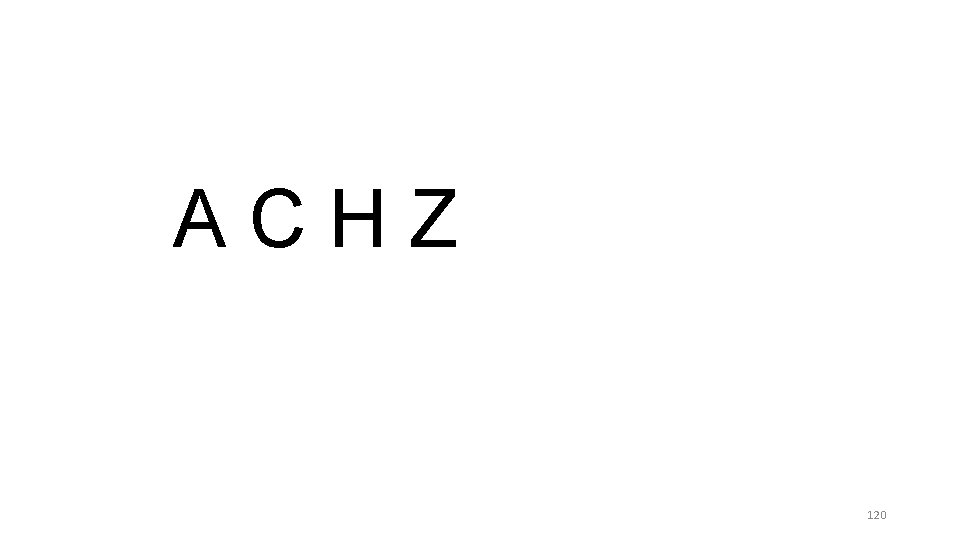 ACHZ 120 ACHZ 120