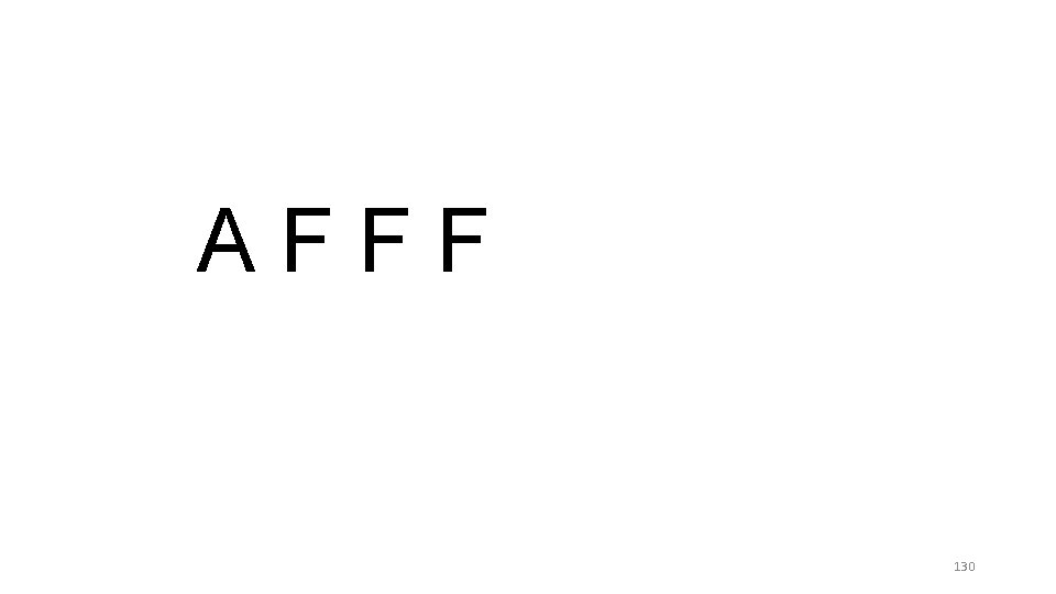 AFFF 130 AFFF 130