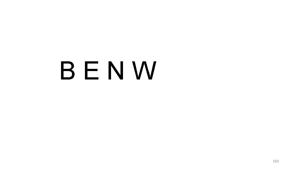 BENW 150 BENW 150
