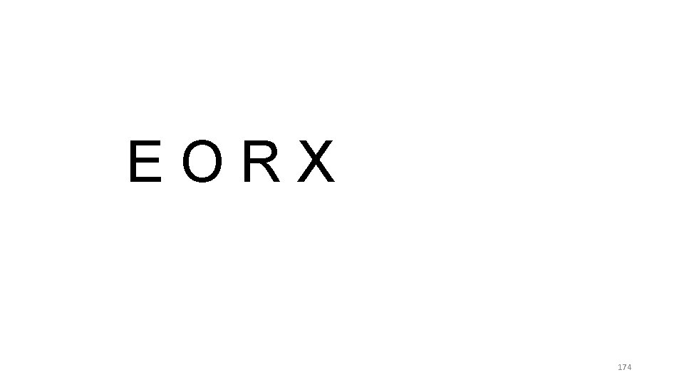 EORX 174 EORX 174