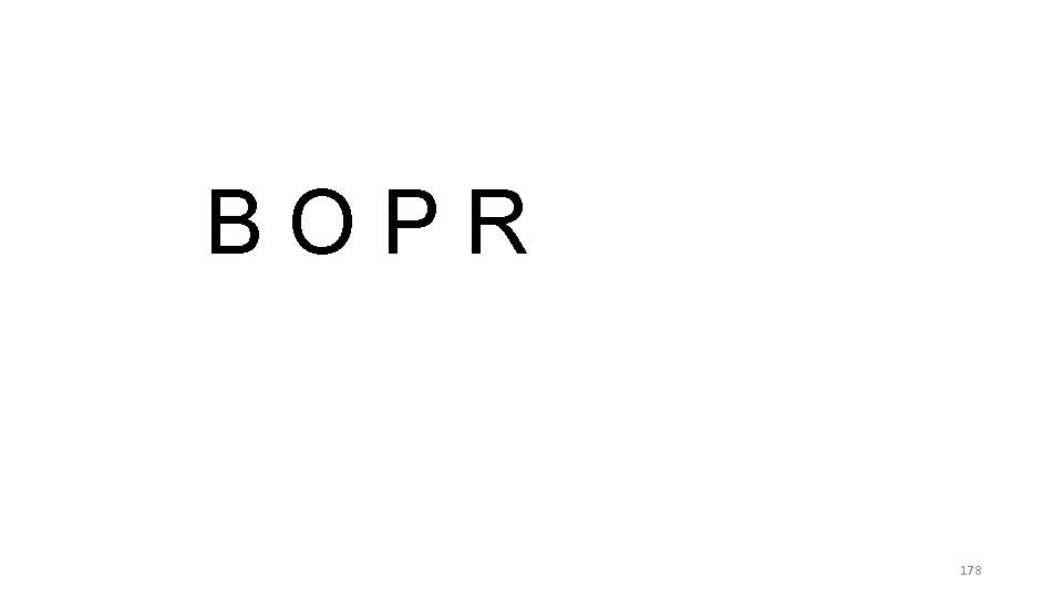 BOPR 178 BOPR 178