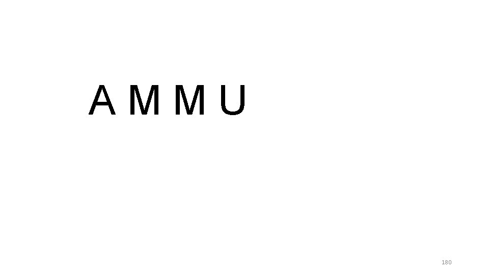 AMMU 180 AMMU 180