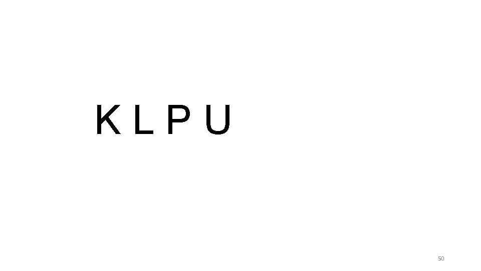 KLPU 50 KLPU 50