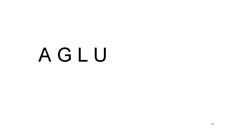 AGLU 66 AGLU 66