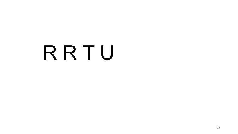 RRTU 92 RRTU 92