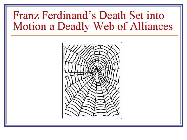 Franz Ferdinand’s Death Set into Motion a Deadly Web of Alliances 