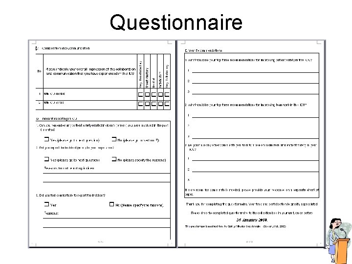 Questionnaire 25 
