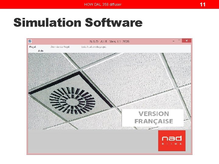 HOW DAL 358 diffuser Simulation Software 11 