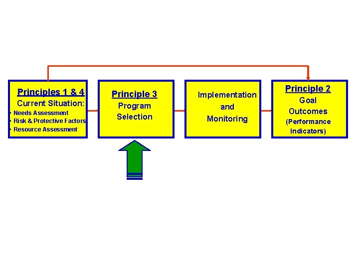 Principles 1 & 4 Current Situation: • Needs Assessment • Risk & Protective Factors Principles 1 & 4 Current Situation: • Needs Assessment • Risk & Protective Factors