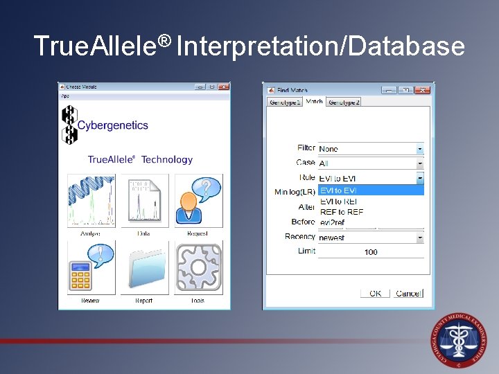 True. Allele® Interpretation/Database 