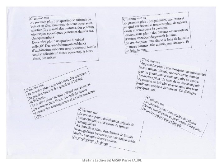 Martine Esclavissat AIRAP Pierre FAURE 