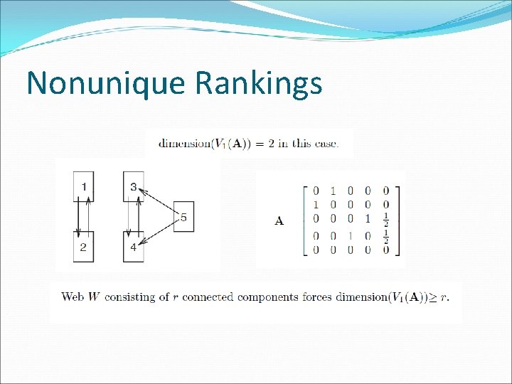 Nonunique Rankings 