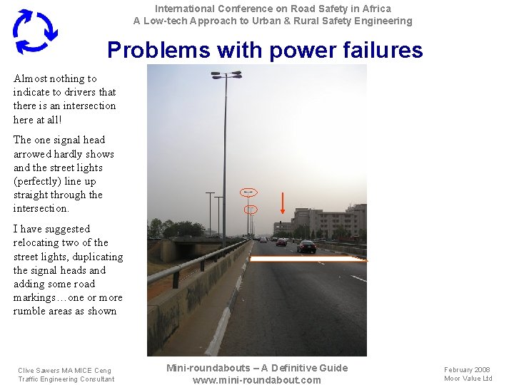 International Conference on Road Safety in Africa A Low-tech Approach to Urban & Rural