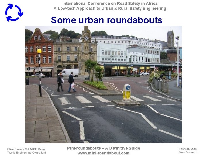 International Conference on Road Safety in Africa A Low-tech Approach to Urban & Rural