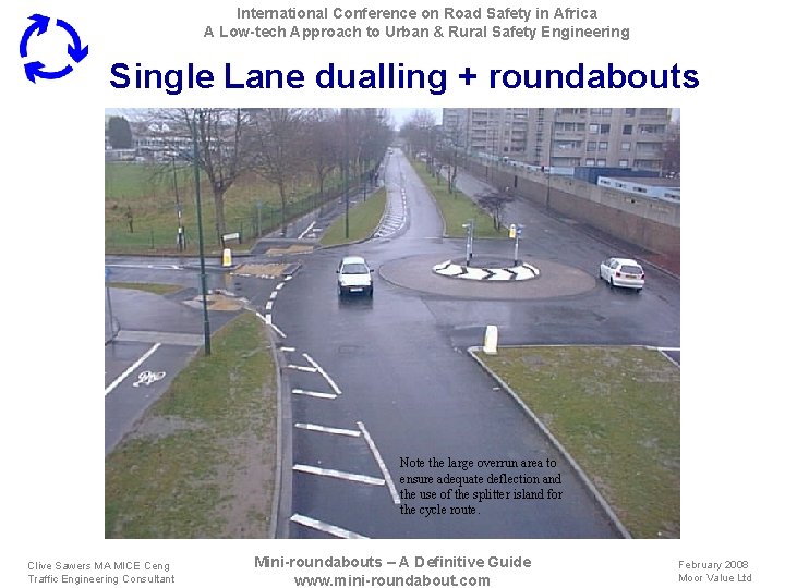 International Conference on Road Safety in Africa A Low-tech Approach to Urban & Rural