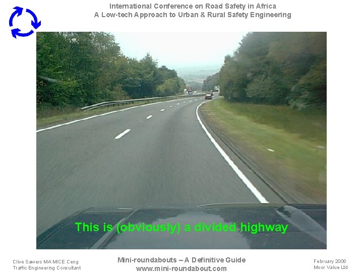 International Conference on Road Safety in Africa A Low-tech Approach to Urban & Rural
