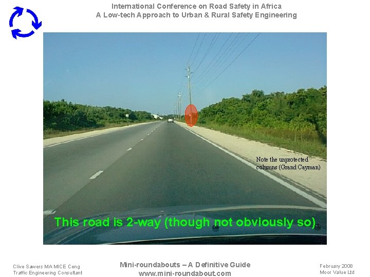 International Conference on Road Safety in Africa A Low-tech Approach to Urban & Rural
