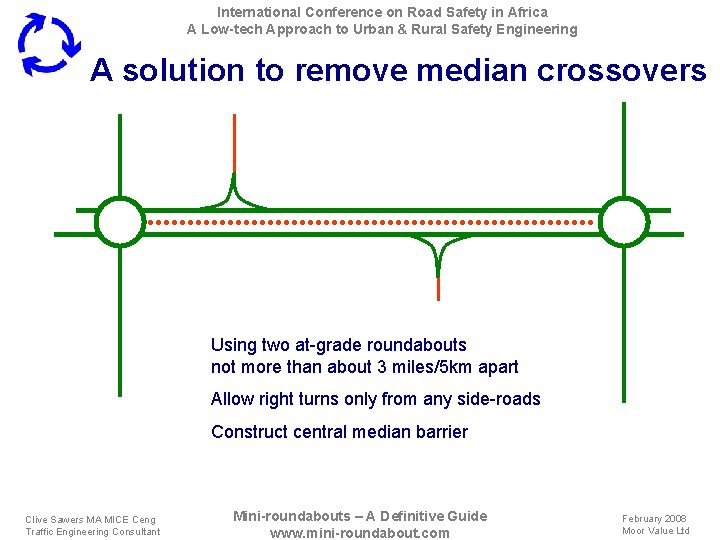 International Conference on Road Safety in Africa A Low-tech Approach to Urban & Rural