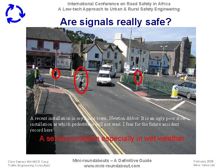 International Conference on Road Safety in Africa A Low-tech Approach to Urban & Rural
