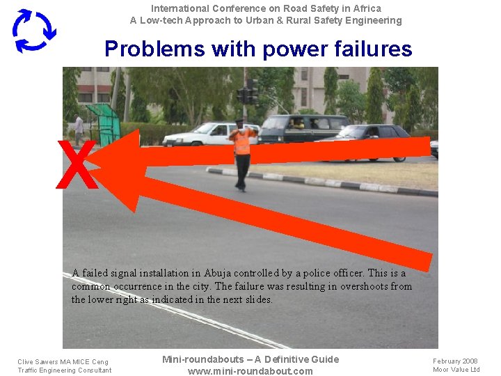 International Conference on Road Safety in Africa A Low-tech Approach to Urban & Rural