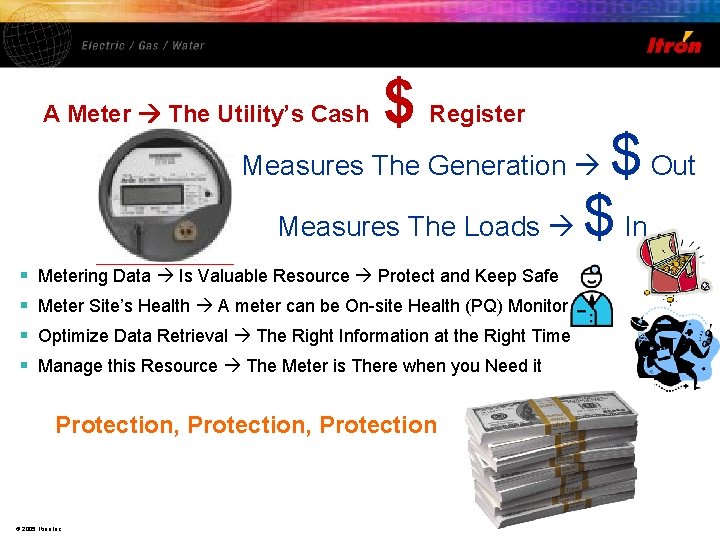A Meter The Utility’s Cash $ Register $ Out Measures The Loads $ In