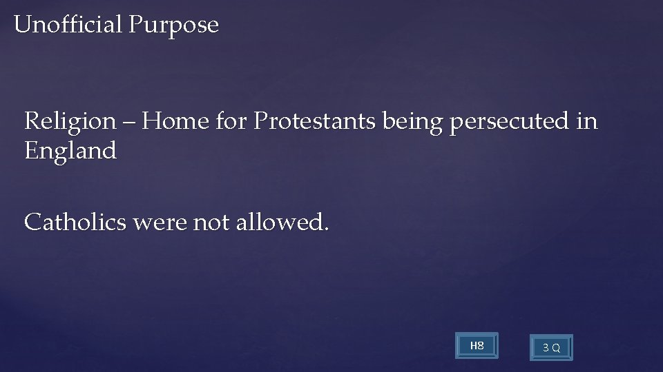 Unofficial Purpose Religion – Home for Protestants being persecuted in England Catholics were not
