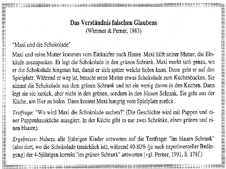 Einführung in die Entwicklungspsychologie – PD Dr. Christiane Papastefanou – WS 2002/2003 