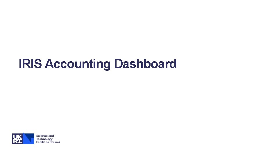 IRIS Accounting Dashboard 