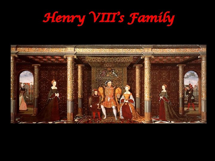 Henry VIII’s Family 