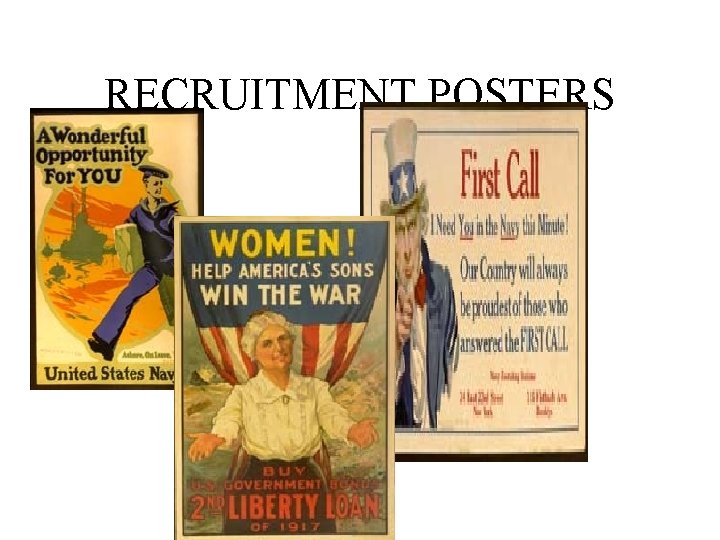 RECRUITMENT POSTERS 