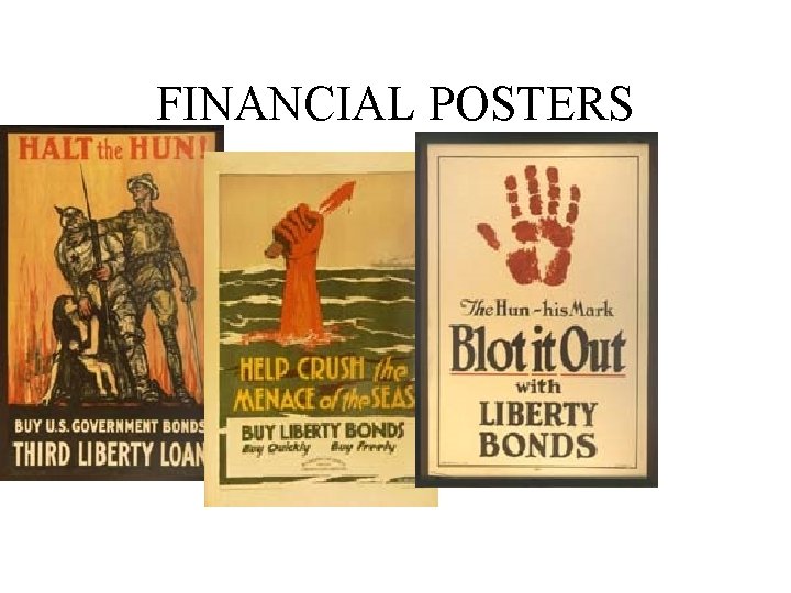 FINANCIAL POSTERS 