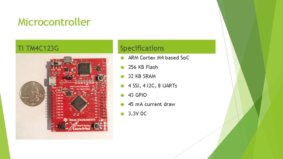 Microcontroller TI TM 4 C 123 G Specifications ARM Cortex M 4 based So.