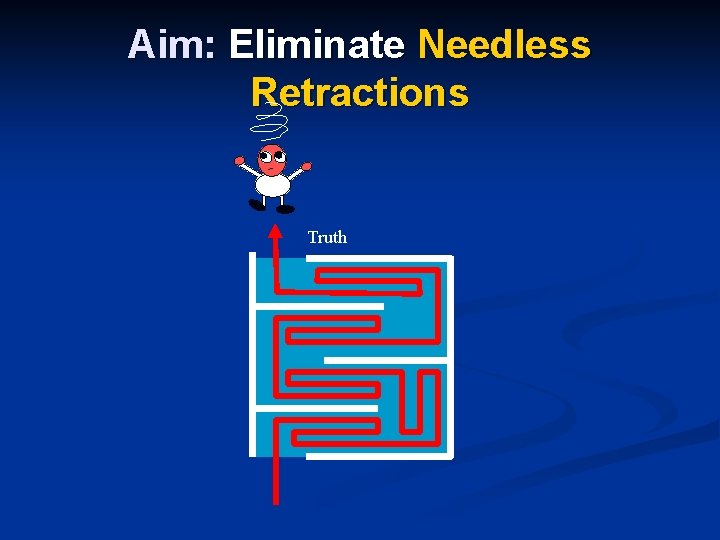 Aim: Eliminate Needless Retractions Truth Aim: Eliminate Needless Retractions Truth
