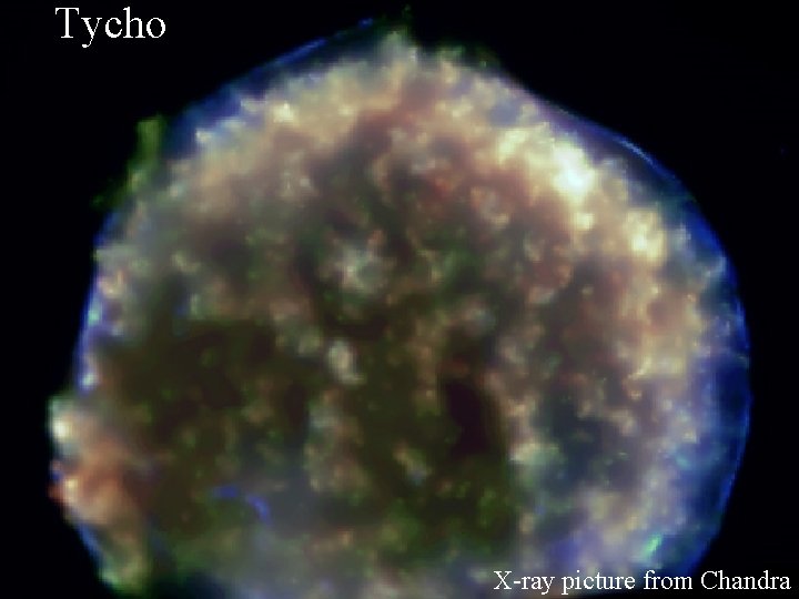 Tycho X-ray picture from Chandra 