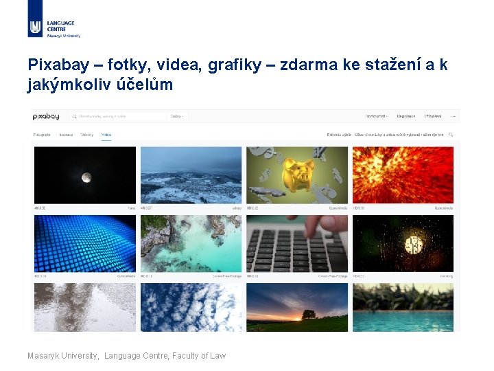 Pixabay – fotky, videa, grafiky – zdarma ke stažení a k jakýmkoliv účelům Masaryk