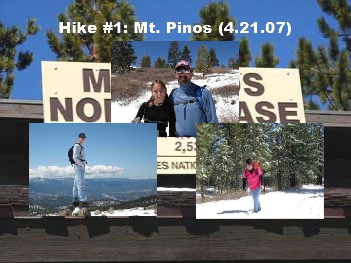 Hike #1: Mt. Pinos (4. 21. 07) 