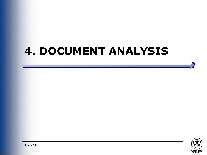 4. DOCUMENT ANALYSIS Slide 29 