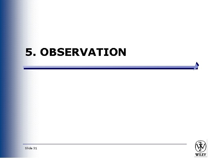 5. OBSERVATION Slide 31 