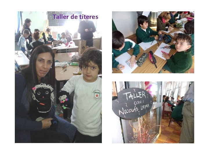 Taller de títeres 