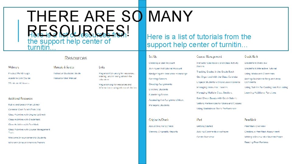 THERE ARE SO MANY RESOURCES! Here is a list of resources from Here is