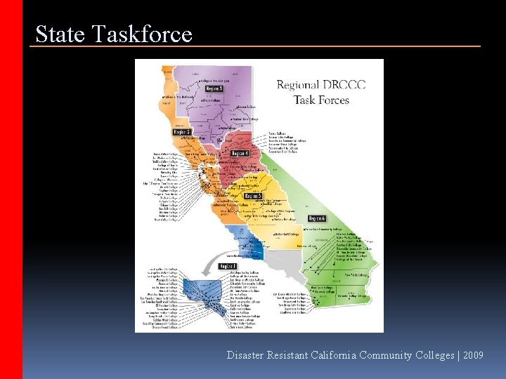 State Taskforce Disaster Resistant California Community Colleges | 2009 