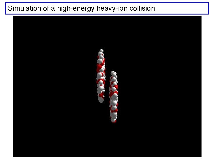 Simulation of a high-energy heavy-ion collision 