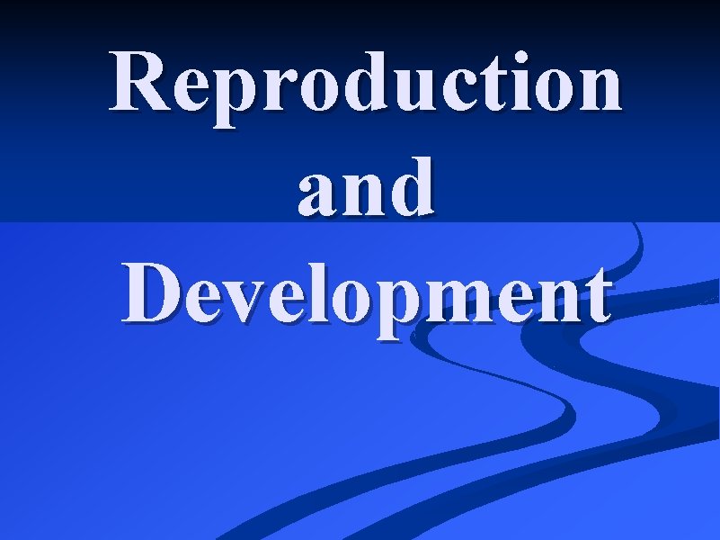 Reproduction and Development 