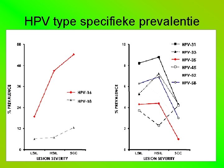 HPV type specifieke prevalentie 